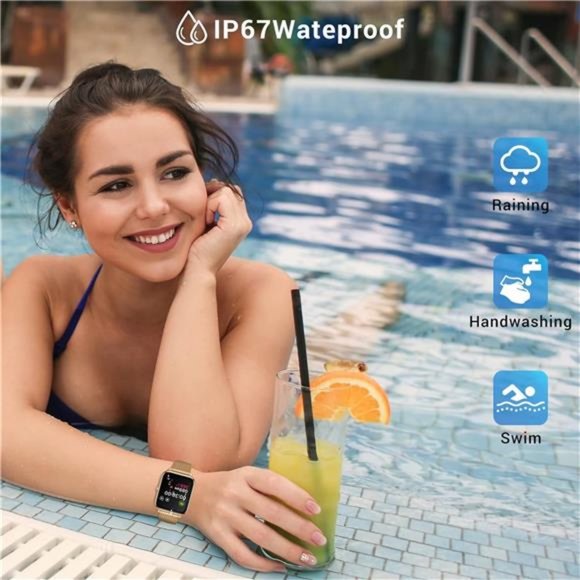 Smart Watch for Android Phones iOS Waterproof Smart Watches for Women Men Sports - Picture 7 of 7